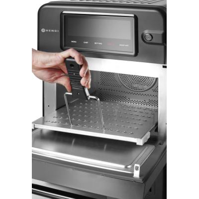 Vysokorychlostní pečící trouba CombiTurbo, HENDI, 18L, Černá, 230V/3000W, 402x735x(H)608mm | 281277